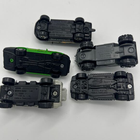 Mixed Assorted Matchbox Diecast Cars Lot Of 10 Truck Taxi Police Race Military - Picture 3 of 4